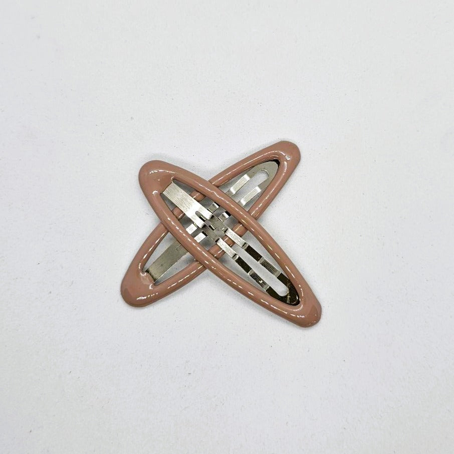 Megan Soft Touch Snap Clip - Pair