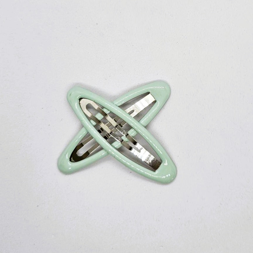 Megan Soft Touch Snap Clip - Pair