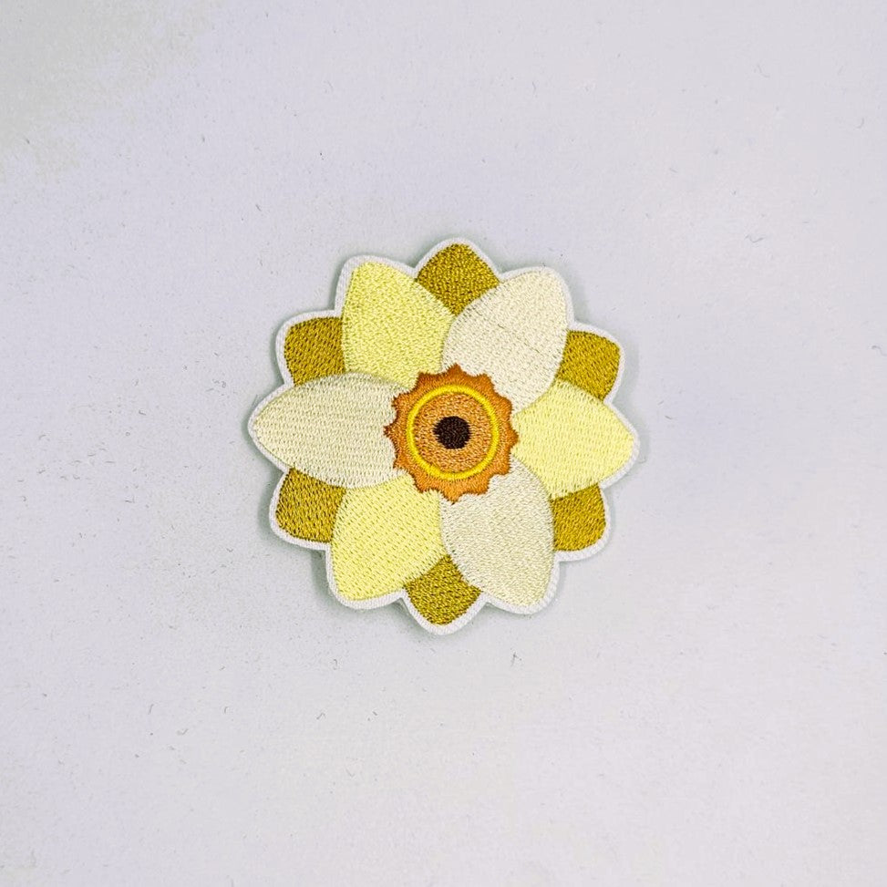 Hippie Multi-Coloured Handmade Flower Snap Clip