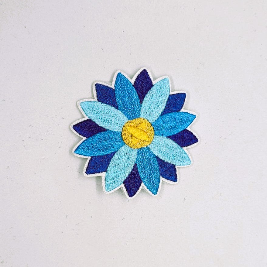 Hippie Multi-Coloured Handmade Flower Snap Clip
