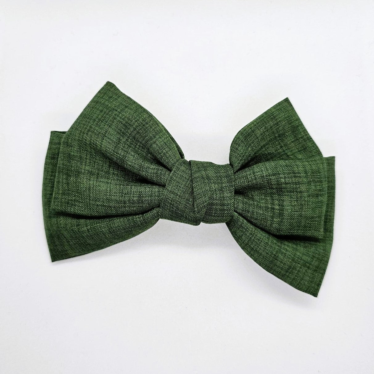 Janet Linen-Look Fabric Bow