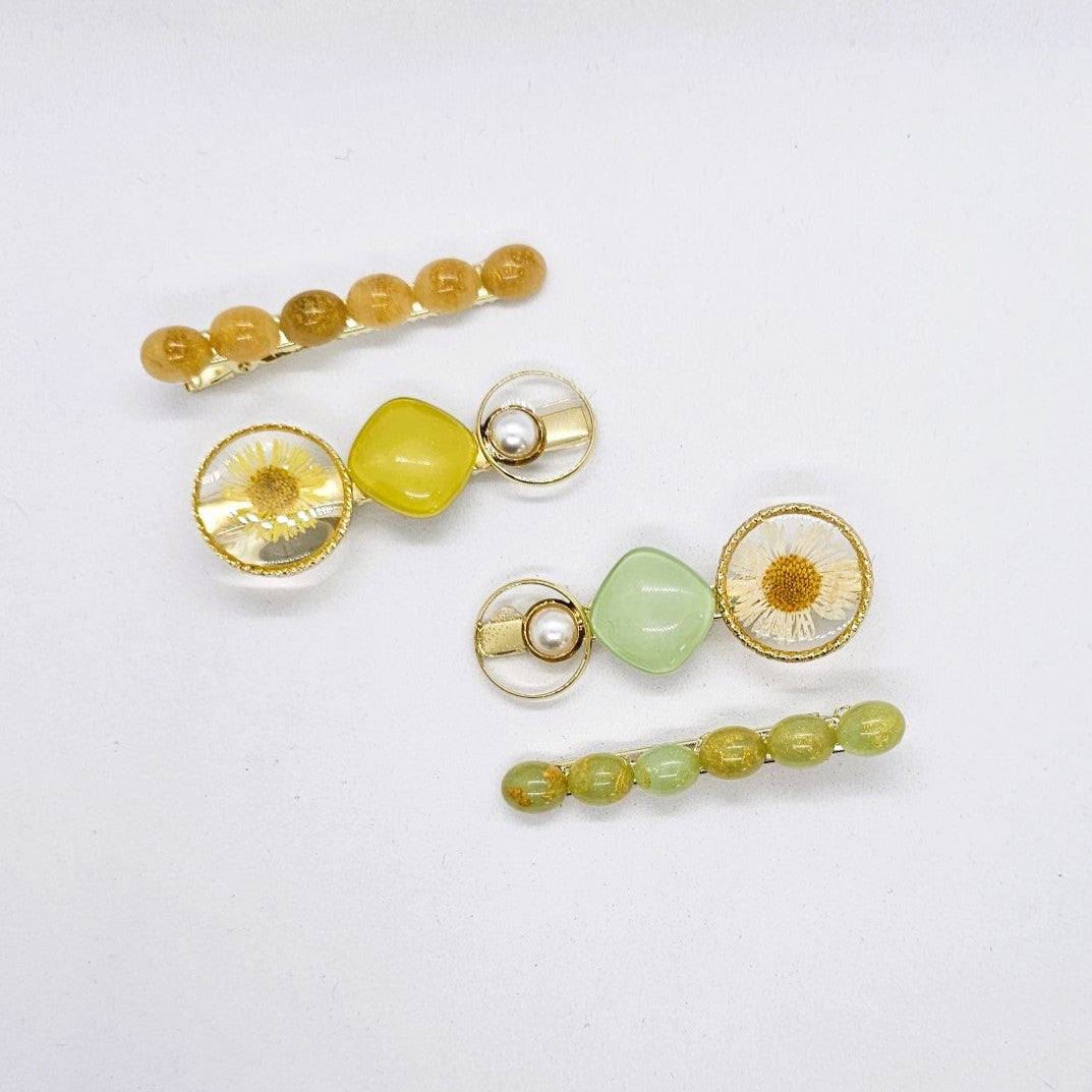 Prairie Mismatched Alligator Clip - Pair