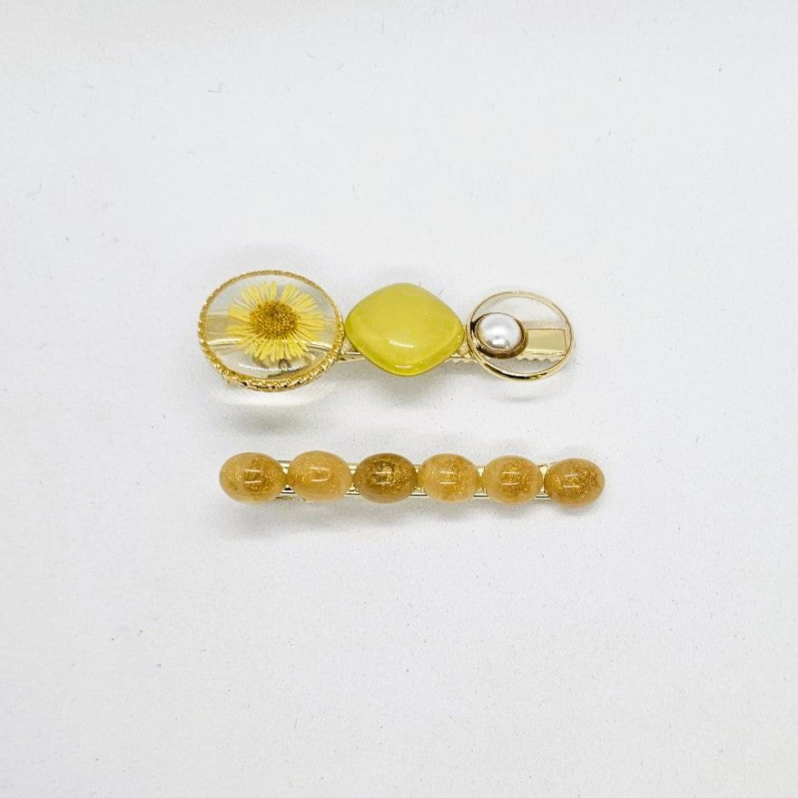 Prairie Mismatched Alligator Clip - Pair