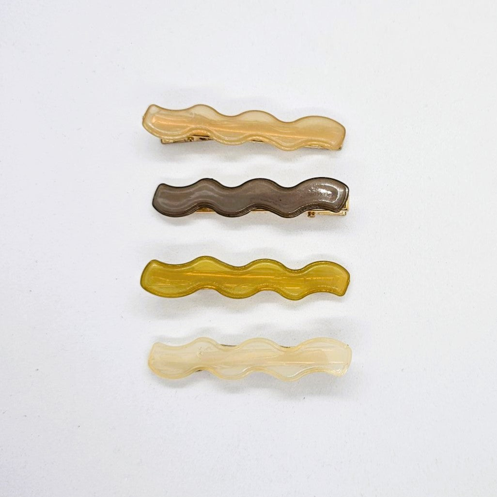 Wanda Neutrals Alligator Clip - Pair