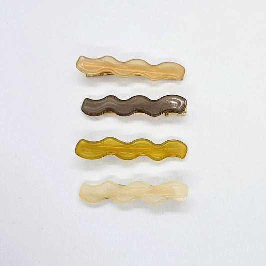 Wanda Neutrals Alligator Clip - Pair